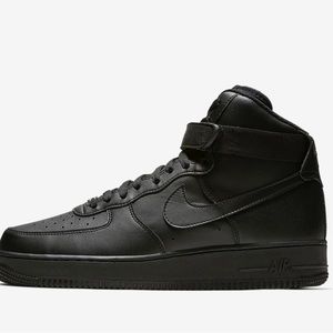 Black high tops Air Force 1